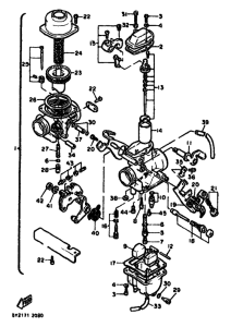 XT550 Карбюратор