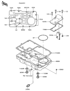 ZG1200 Крышка сапуна / маслосборник