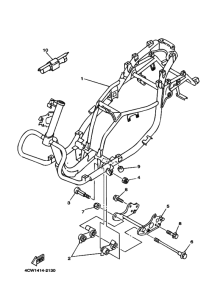XC125TR Frame comp