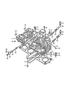 GS1000 Головка цилиндров