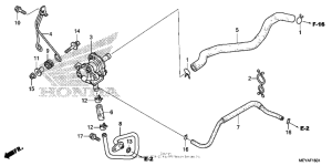  Воздушный клапан всасывания