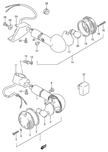 VS800 Поворотники