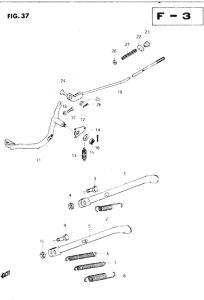 DR250 Подножки
