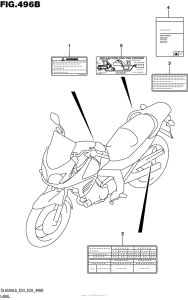 DL650 (ABS) Label (Dl650Al6 E33)