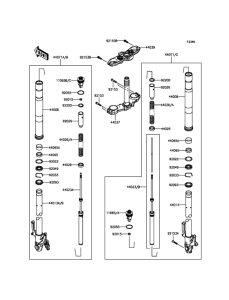 ZR800 Передняя вилка