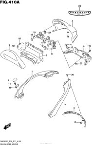 AN650Z Pillion Rider Handle
