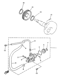 YA50F Масляный насос