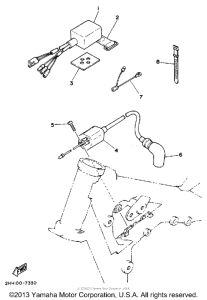 YZ250U Электрика