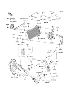 EX250 Радиатор
