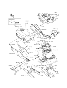 BX250 サイドカバー / チェーンカバー