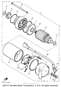 XJ650LK Стартер