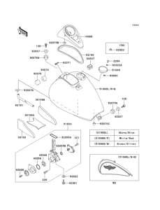 VN800 Fuel tank(1 / 4)(vn800-b1)
