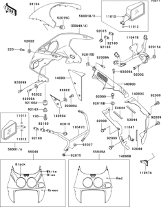 ZX750 Cowling(1 / 2)(zx750-l1)