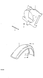 PE250 Переднее крыло