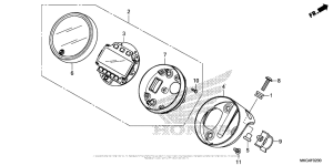 CMX500 Спидометр