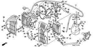 XL600V Радиатор