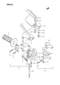 DR650 Left handle switch