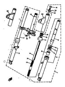 LBII-80 Передняя вилка
