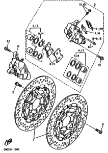 VMX12 Передний суппорт
