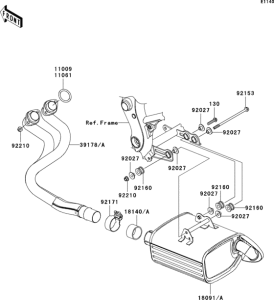 EX650 Глушитель