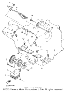 FZR1000E Масляный насос