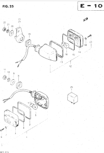 GS500 Поворотники