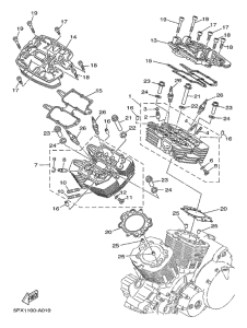 XV17PCR Головка цилиндров
