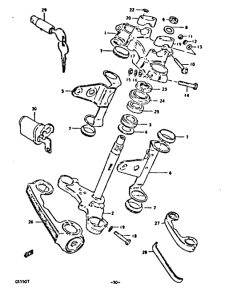GS550 Траверса нижняя