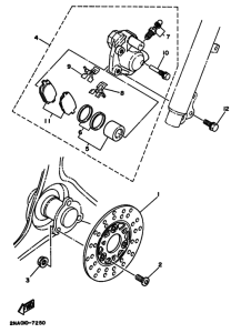 YV50Z ﾌﾛﾝﾄﾌﾞﾚｰｷｷﾔﾘﾊﾟ