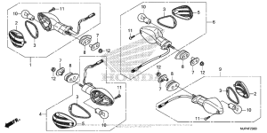 CRF1000D (ABS) Задний фонарь