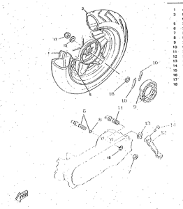 CW50RSP Переднее колесо