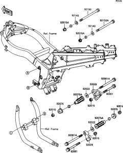 ZX1100 Frame fitting
