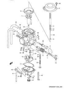 DR350 Carburetor assy