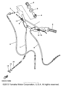 BW200ES Handlebar-cable