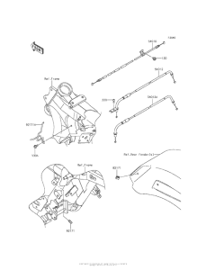 VN1700 Тросы управления