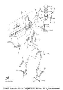 YZF-R6 Главный тормозной цилиндр