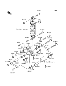 ZX1200 Задняя подвеска