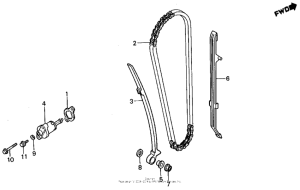 TR200 Цепь ГРМ