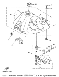 RT180J Топливный бак