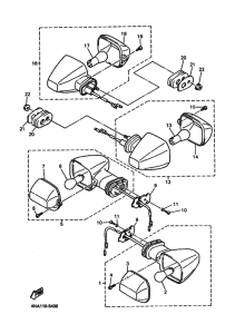 YZF600R YZF600RK Проблесковый световой сигнал