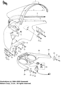 KZ1000 Fairing / ignition switch