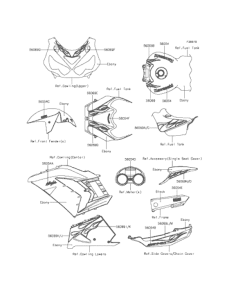ZX1400 Decals(Ebony)(FFFB)