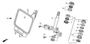 CR80R Траверса нижняя