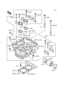 EX250 Головка цилиндров