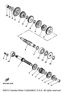 YZ80J1 Трансмиссия