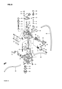 FB50 Carburetor assy