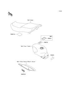 ZX600 Лейбл предостережения