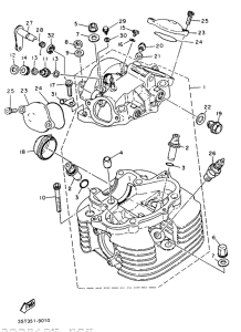XT500 Головка цилиндров