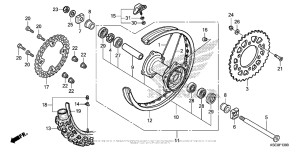 Переднее колесо