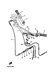 RT180 Рулевой рычаг и кабель